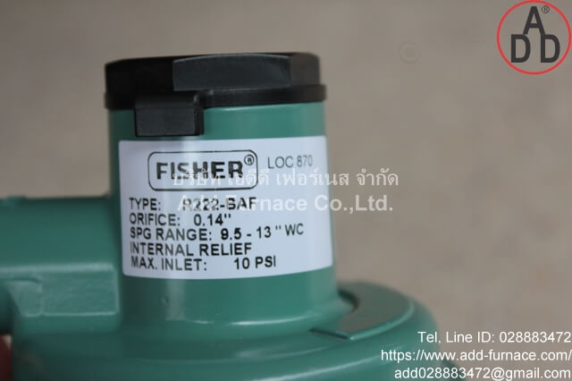 Fisher Loc 870 Type r222-baf(5)